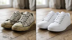 Jak w pralni chemicznej: jak sprawić, by Twoje buty były nieskazitelnie białe — 5 metod dla różnych materiałów